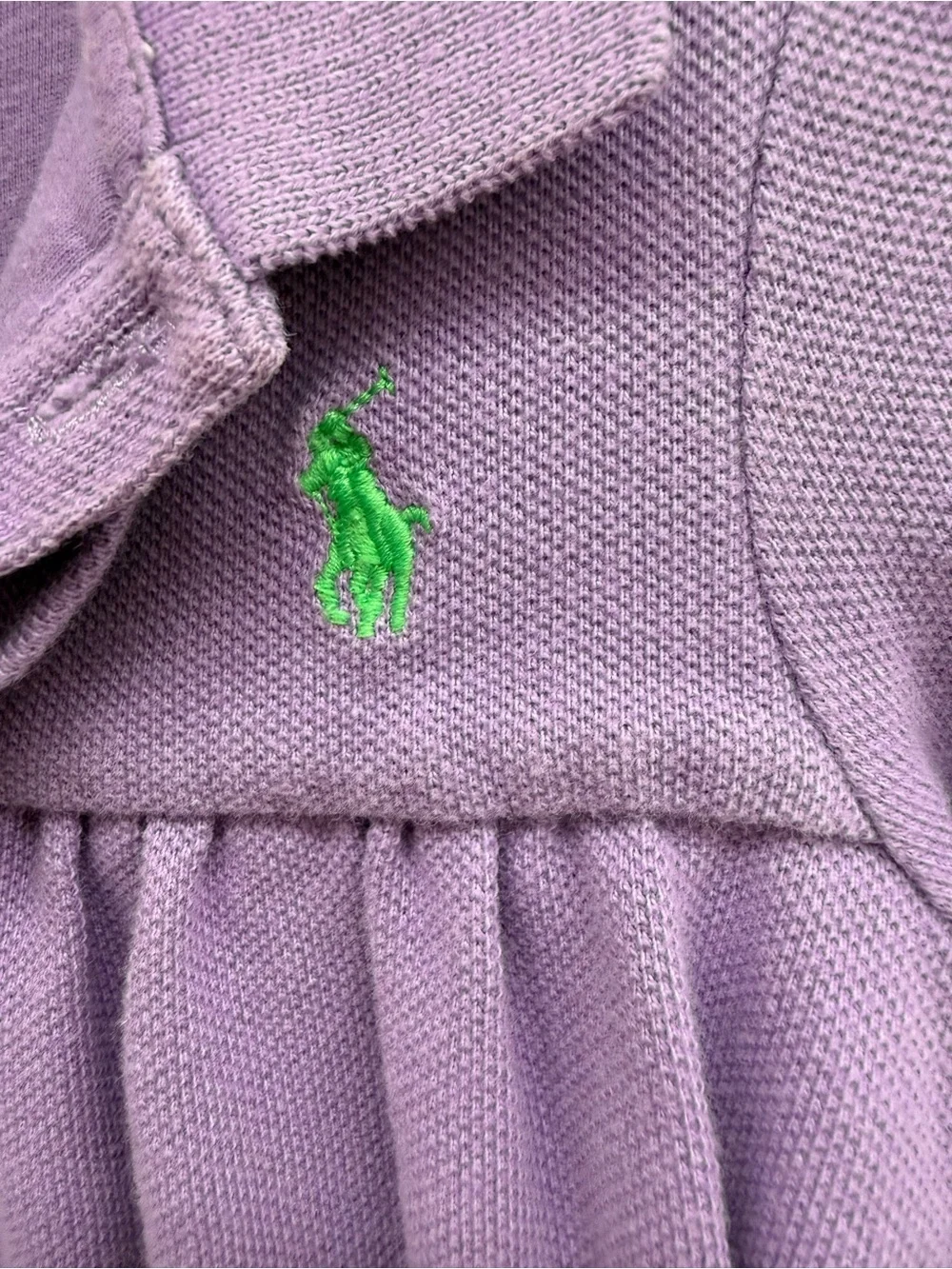 Ralph Lauren Purple Cotton Baby One-Piece 9 months